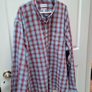 L mens Saddlebred casual button down long sleeve shirt 4X